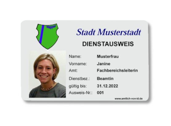 Dienstausweis kommunalverwaltung